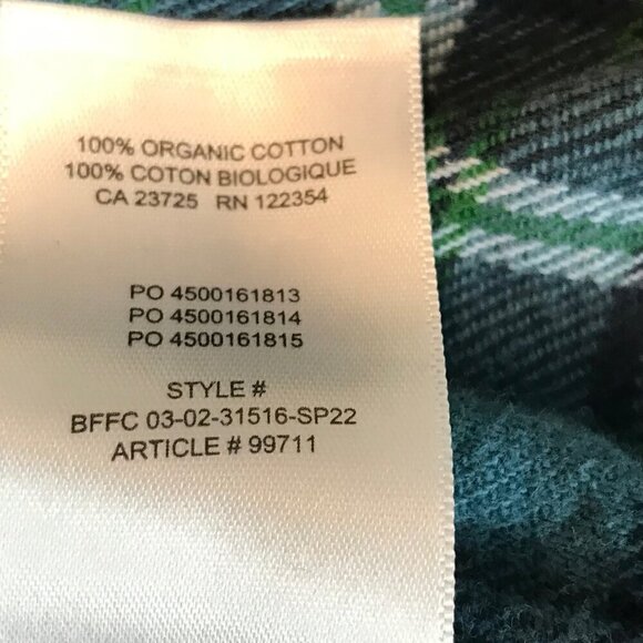 NWOT Aritzia TNA  Oversized 100% Organic Cotton Plaid Shacket Size XS - Picture 9 of 9
